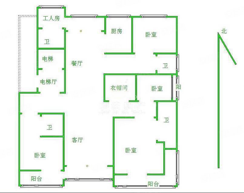 新出带近300平大花园楼台豪装奢华大平层283平米
