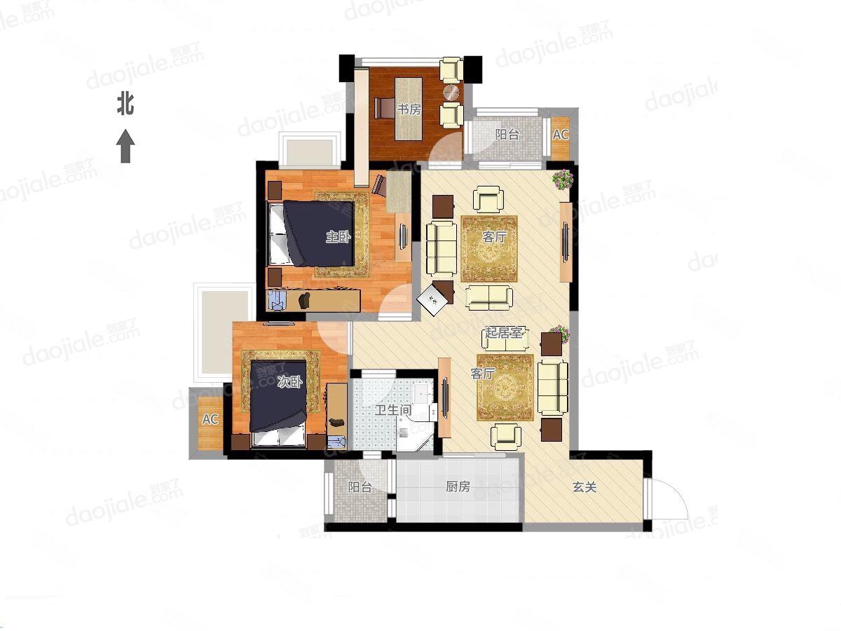 华宇锦绣花城(1期)二手房,92万,4室2厅,2卫,83.32平米-重庆安居客