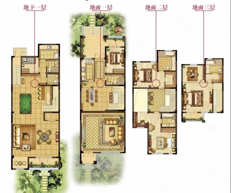 美林湖(纯别墅区) 大院子 近恐龙园 低密社区