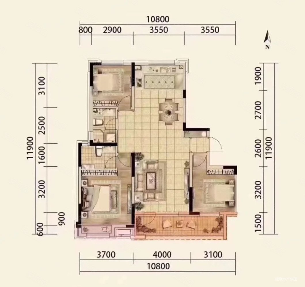 中海悦江府一期南北通透带电梯居住密度低产权清晰