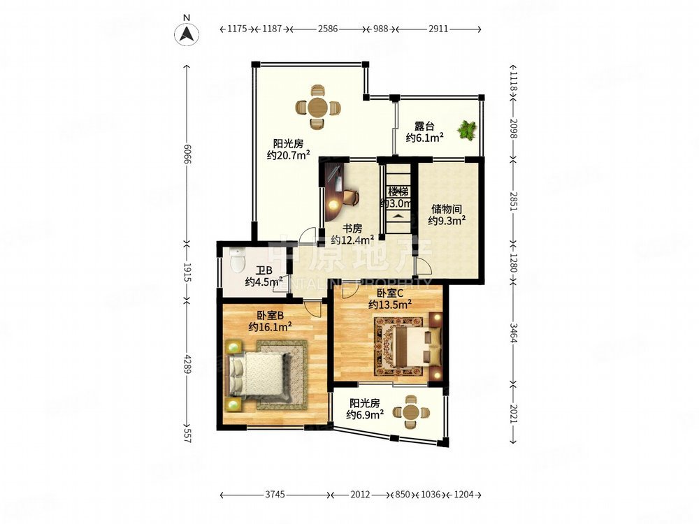 阳城美景4室2厅2卫155㎡南828万