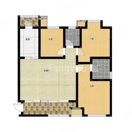 城市之光3室2厅2卫110㎡南北69.8万