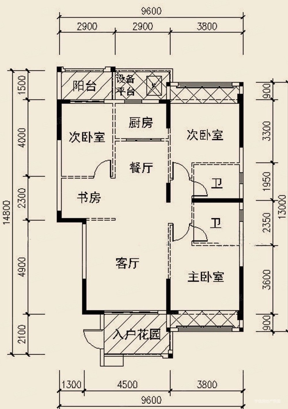 海璟天翡16栋户型图图片