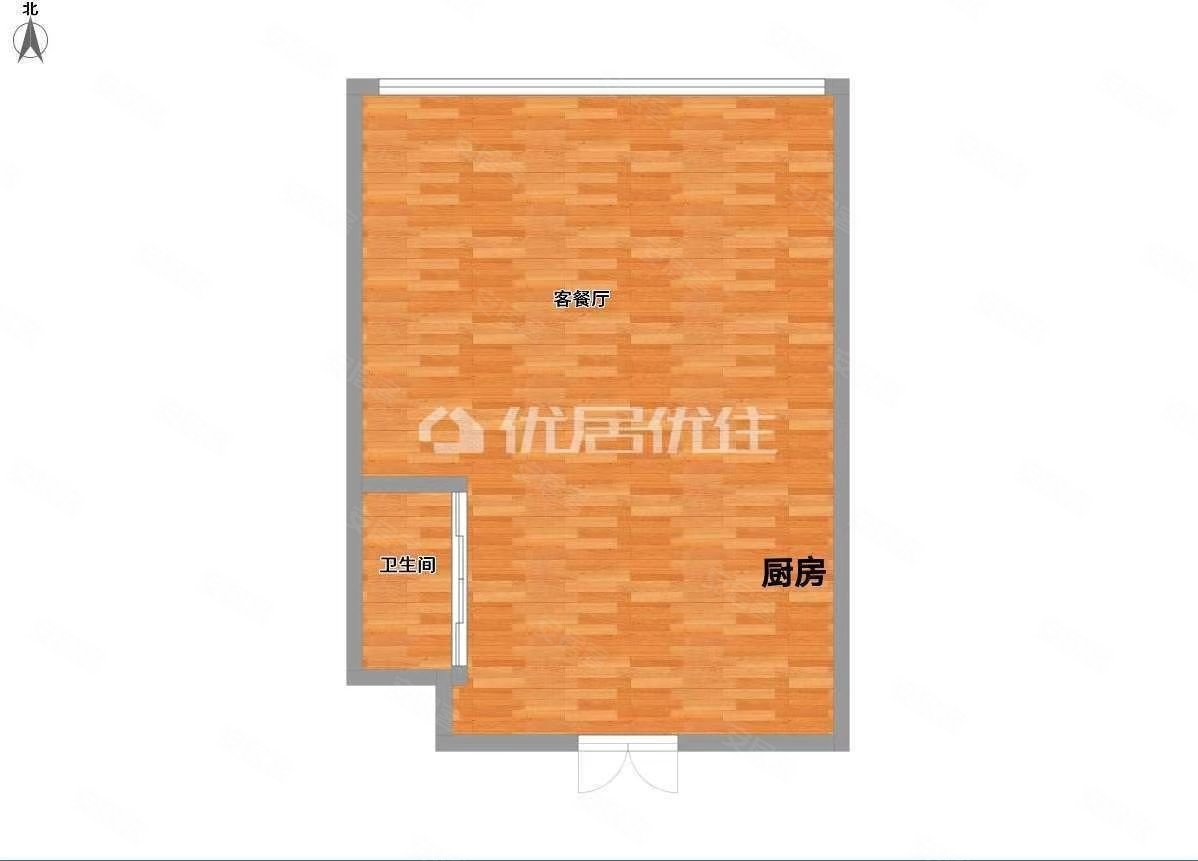 龙光玖珑华府(商住楼)1室1厅1卫27.5㎡西北24万