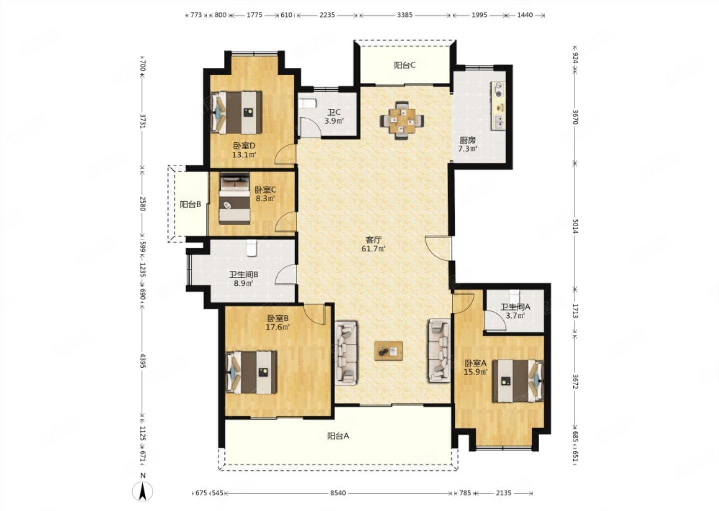 和风雅颂交通便利满二商品住宅房龄新高楼层采光充足