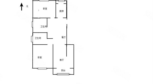 正阳铂璟湾(西区)2室2厅2卫105㎡南北413万