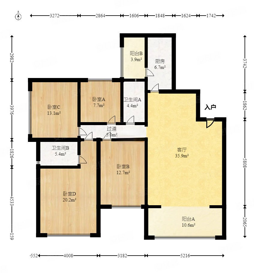 广电中心恒大雅苑精装四室二厅湖景视野中高楼层随时看房