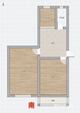 保吉巷小区2室1厅1卫63.86㎡南北68万