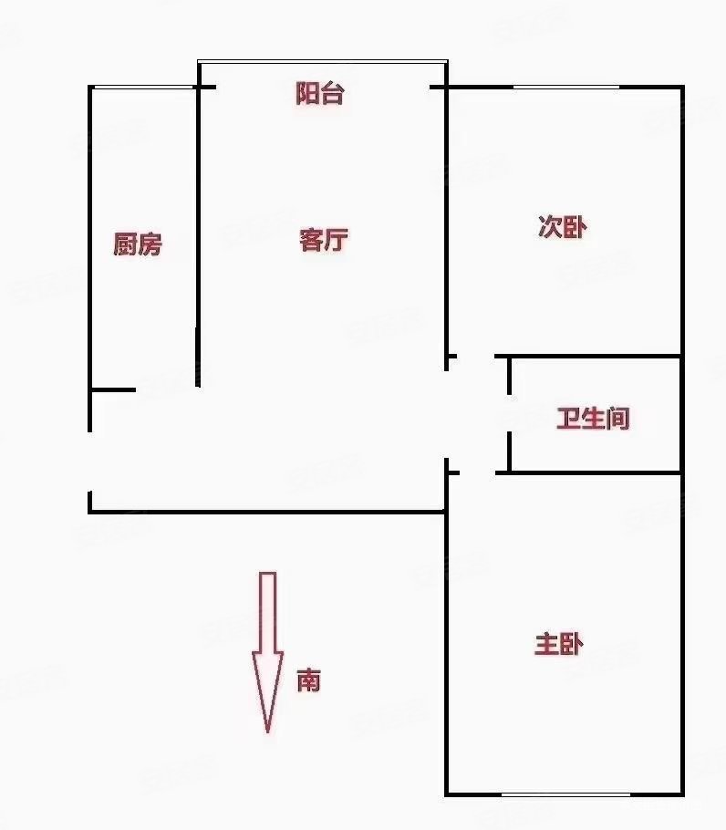 怡和世家 总价340 南北通透两居 宋家庄地铁附近,怡和世家二手房,340