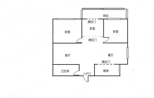 中晟天湖美郡3室2厅2卫116㎡南北68万