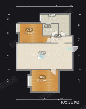 天府丽正丽东花园2室1厅1卫77㎡南36万