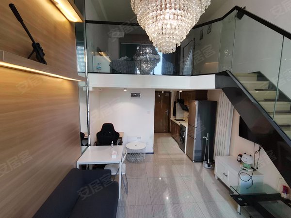 济南市中七贤恒大睿城(商住楼)恒大睿恒济南大学旁精装复式公寓急租