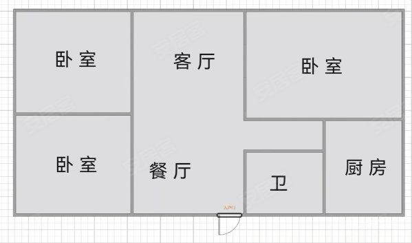 和平后村49号小区3室2厅2卫76.86㎡东西72万