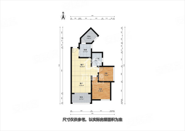 广厦富城2室2厅1卫87.75㎡东南105万