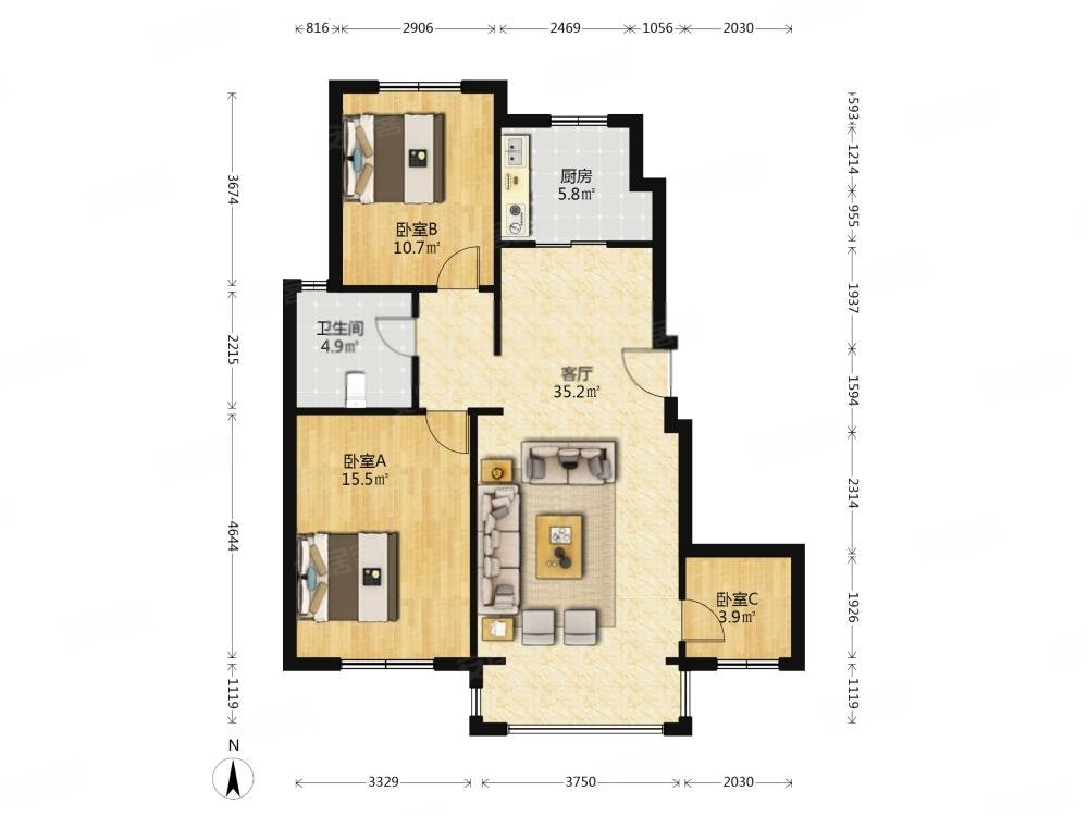 大连房产网>大连二手房>甘井子二手房>张家村二手房>中体奥林匹克花园