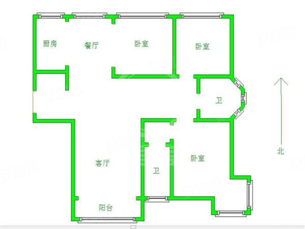 金屋秦皇半岛(二区)3室2厅2卫165.79㎡南北149.8万