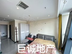 西宁城西海湖新区唐府公寓C座 一室精装 可押一付一 密码锁拎包入住出租房源真实图片