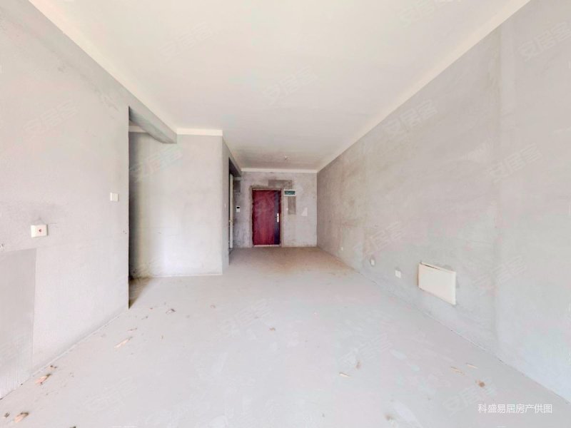 急卖观湖壹号3房2卫全新毛坯中间楼层采光刺眼有钥匙