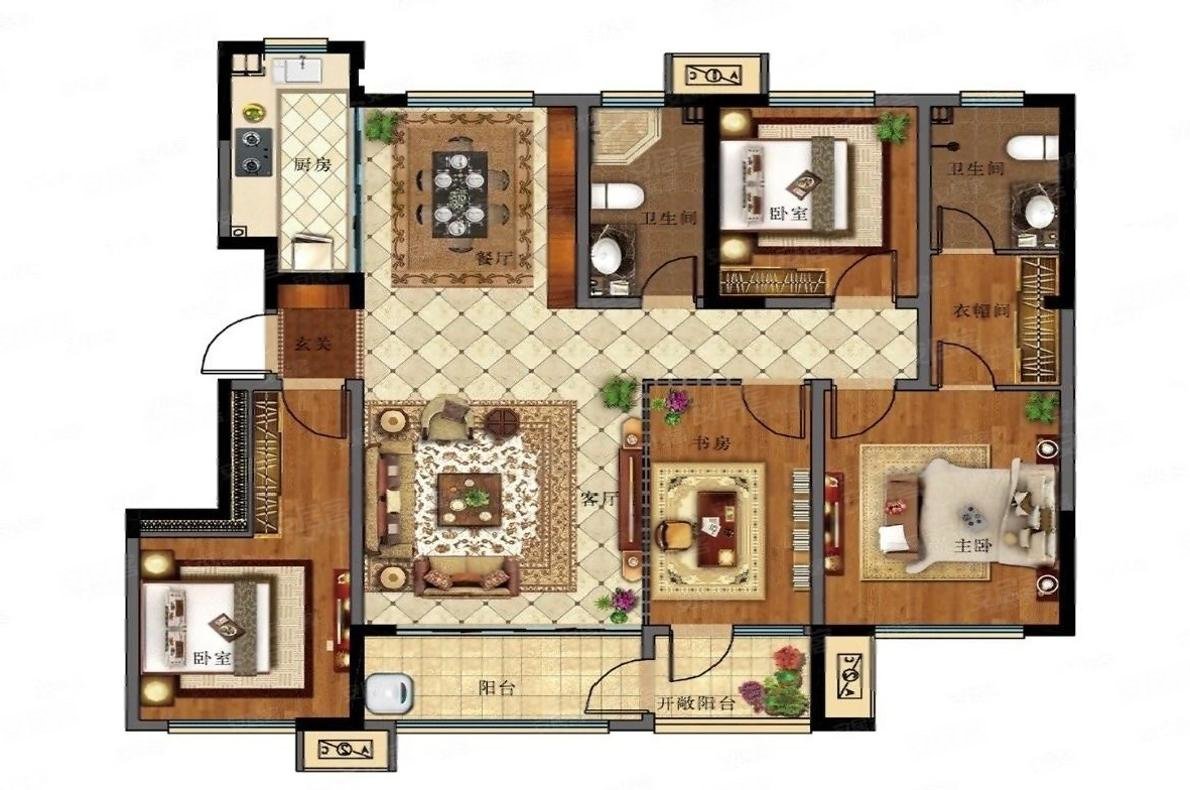 浞河畔多层电梯洋房顶复带大露台歌尔绿城近景泰园带车位