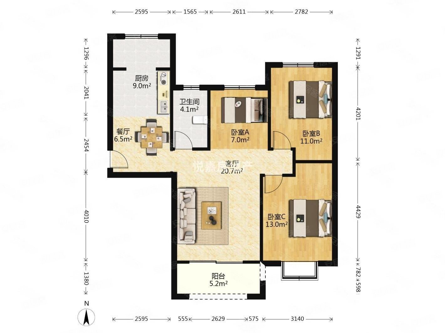 汉开书院力标赞城好房出售