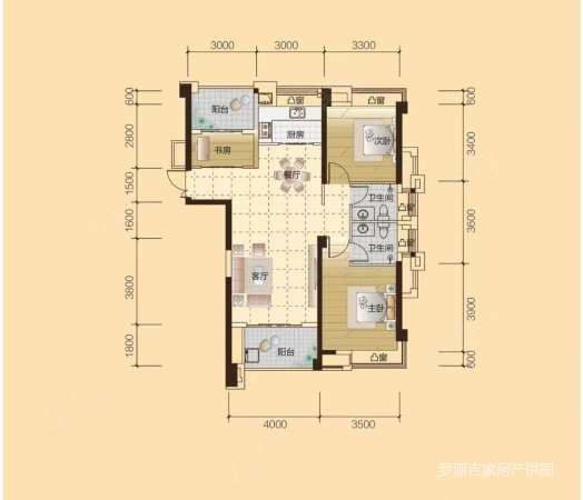 大三房采光佳户型好位置佳入住率高