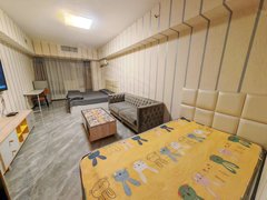 鞍山铁东站前新上！双床拎包住站前万象汇华润置地广场精装修公寓出租房源真实图片