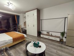 乐山市中万达广场万达广场！精装大一室！可短租 可月付！密码锁！可随时看房！出租房源真实图片