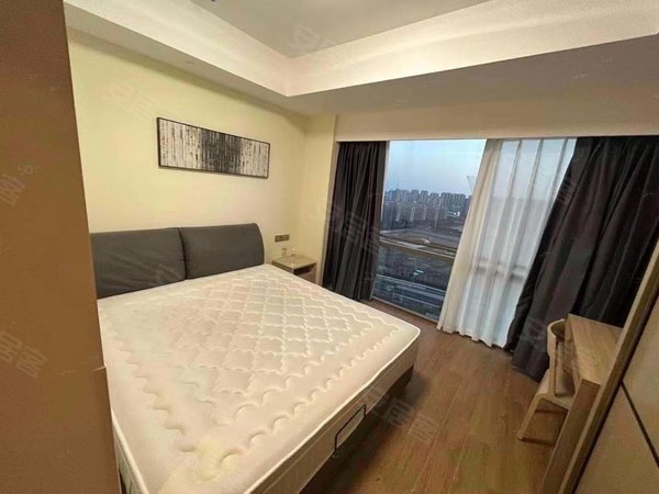 苏州工业园独墅湖喜月阁公寓可短租月亮湾全湖景落地窗公寓 拎包入住