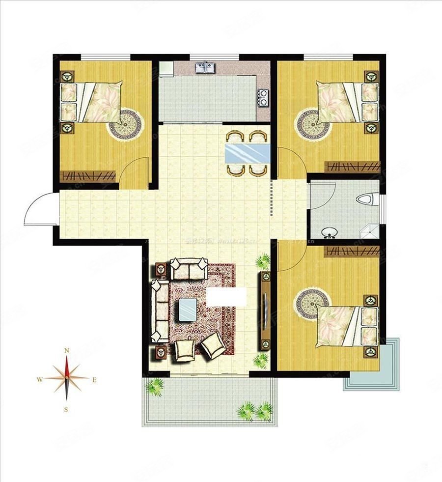 海坛金城98平电梯精装三房视野可看海满二