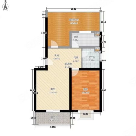 康馨雅苑1室1厅1卫68㎡南36万