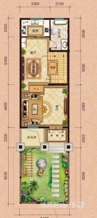 中豪澜山墅4室3厅3卫380㎡南北340万