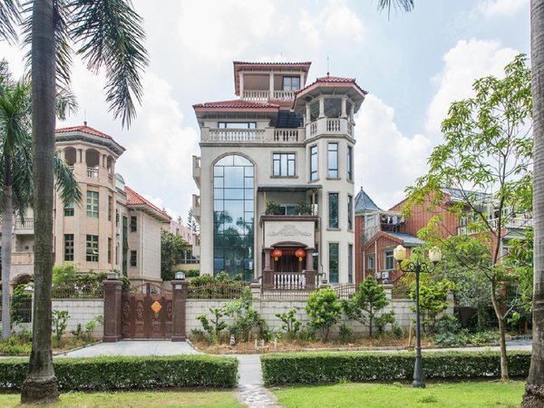 梅花山庄独栋别墅,可办公可做会所,带前后花园,随时看房,龙华租房