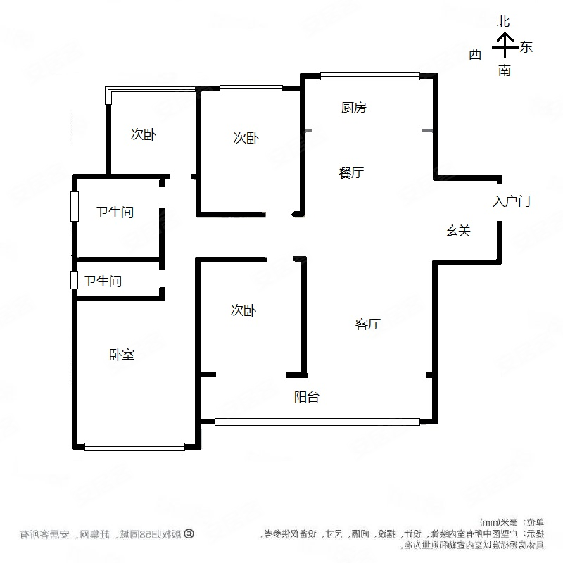 国鸿大发清水湾4室2厅2卫126.55㎡南北146万