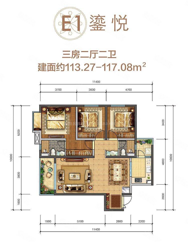 昆明吾悦首府户型图图片