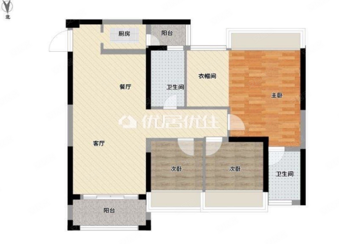 美泉1612 临地铁 商圈成熟 出行方便 双卫格局 房龄新