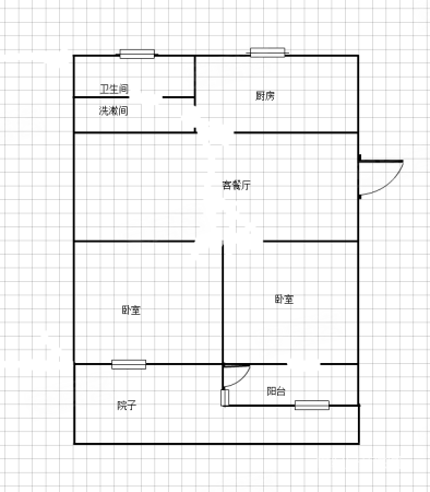 龙泉山庄3室1厅1卫75.89㎡南54万