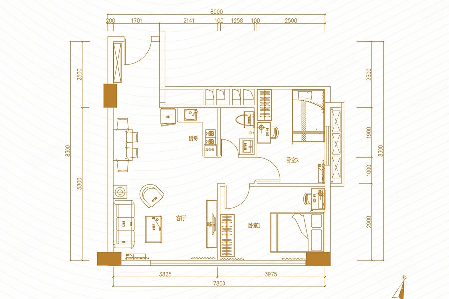 东江湾朝南两房77平价格好谈单价七开头有密码