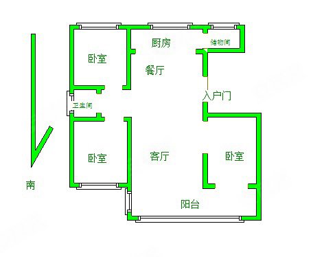 包过户旭馨园b区132平南北通透带车储