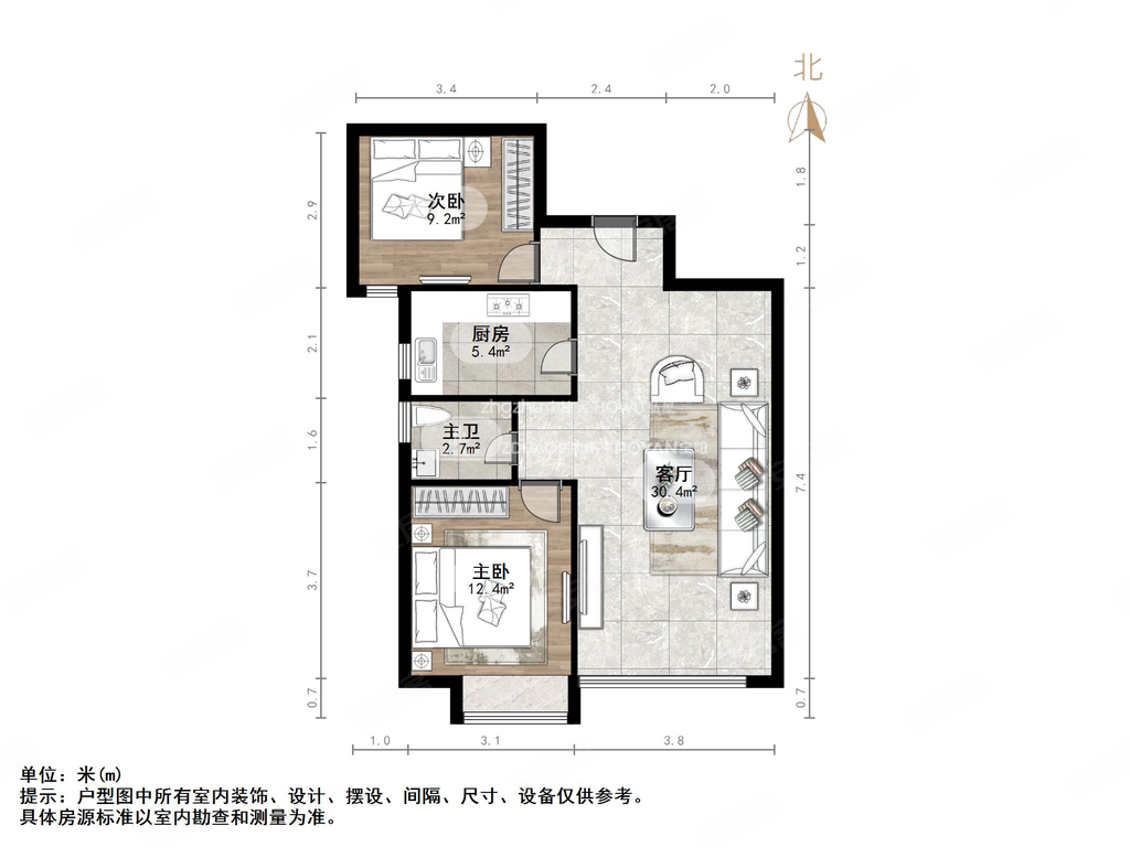 城市主人户型图图片