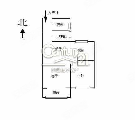 风韵妍庭2室2厅1卫78㎡南北95万