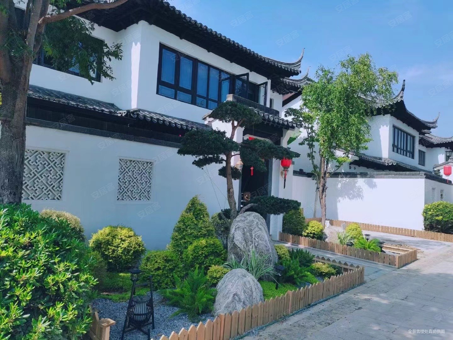 西太湖旁苏式园林风合院别墅江南印象送140平院子