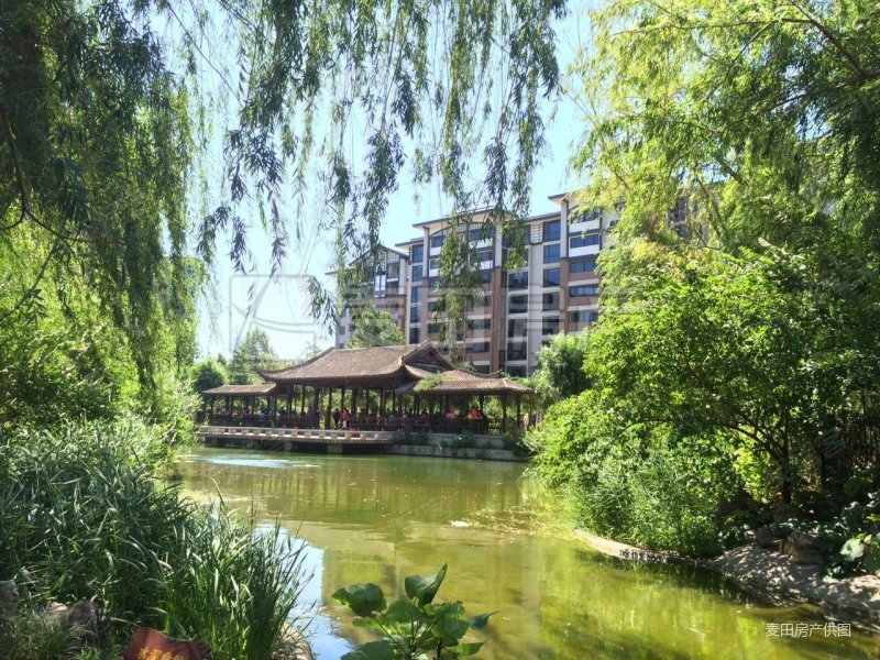 中间位置直接俯视花草树木,格局方正,双卫大2居室,乐府江南二手房