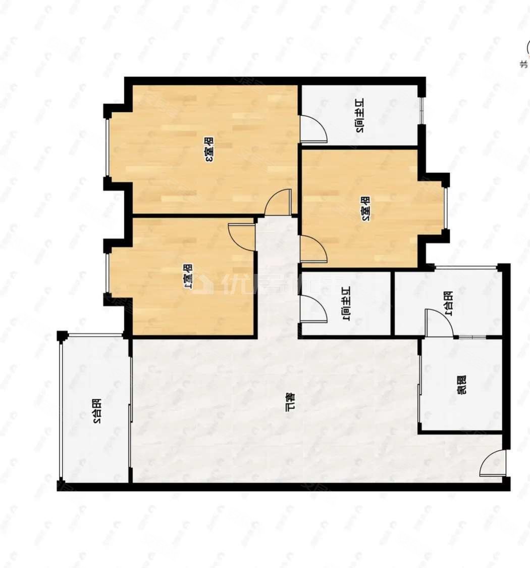 碧桂园樾府 精装 南北通透 107平 房东急置换 诚心出售