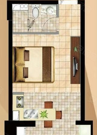 南通开发区能达商务区中港白金大厦中港白金大厦 鑫湖国贸 可短租酒店式公寓 可日租 可月租出租房源真实图片