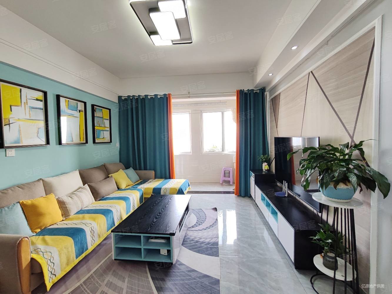 万达国际2室2厅1卫103.28㎡南北56.8万