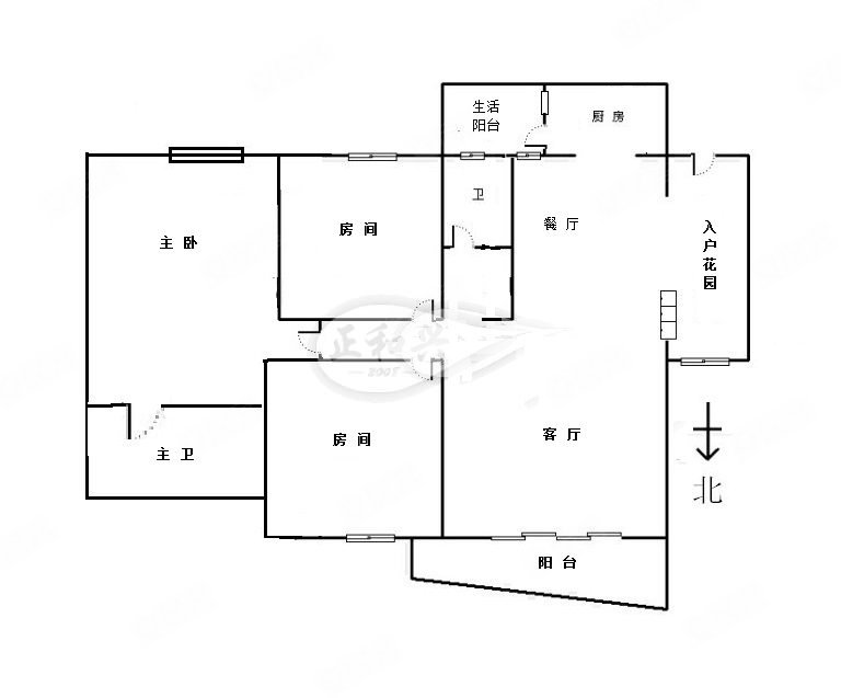 保利凤翔花园 3房2厅