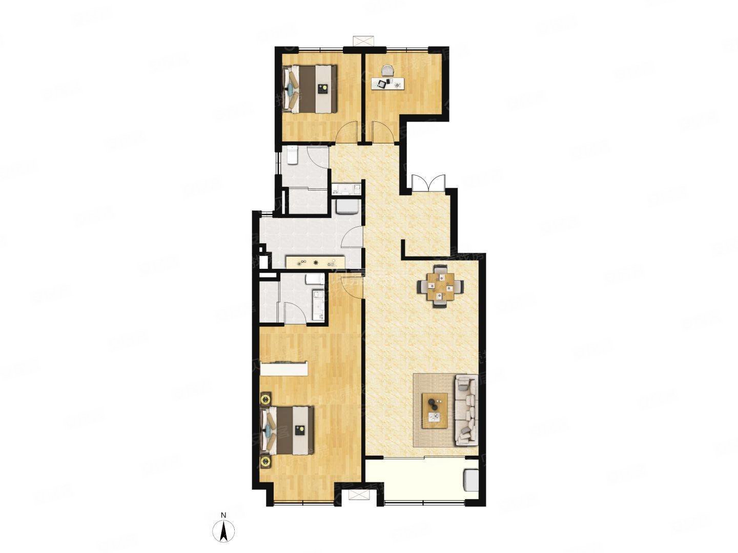 保利堂悦 玉门街电梯房 有本可按揭 南北通透