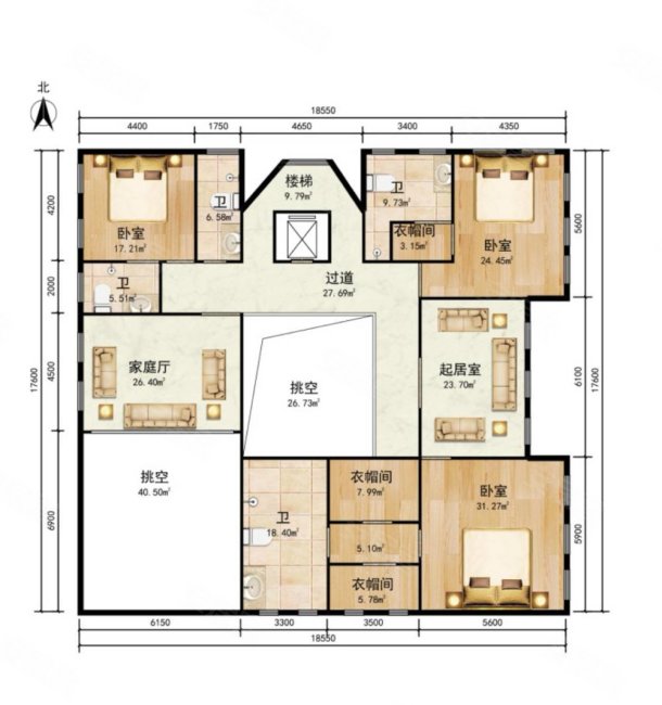 远洋lavie785平9    5室3厅5卫