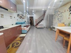 武汉东西湖吴家山二雅路地铁口沿海国际中心loft温馨两室两厅一卫 拎包入住出租房源真实图片