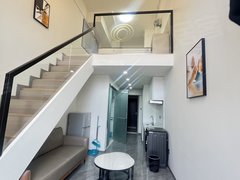 咸阳西咸新区(咸阳)沣东新城(咸阳)可短租 东望中心精装一室loft 西咸大厦地铁口铁一中陪读出租房源真实图片